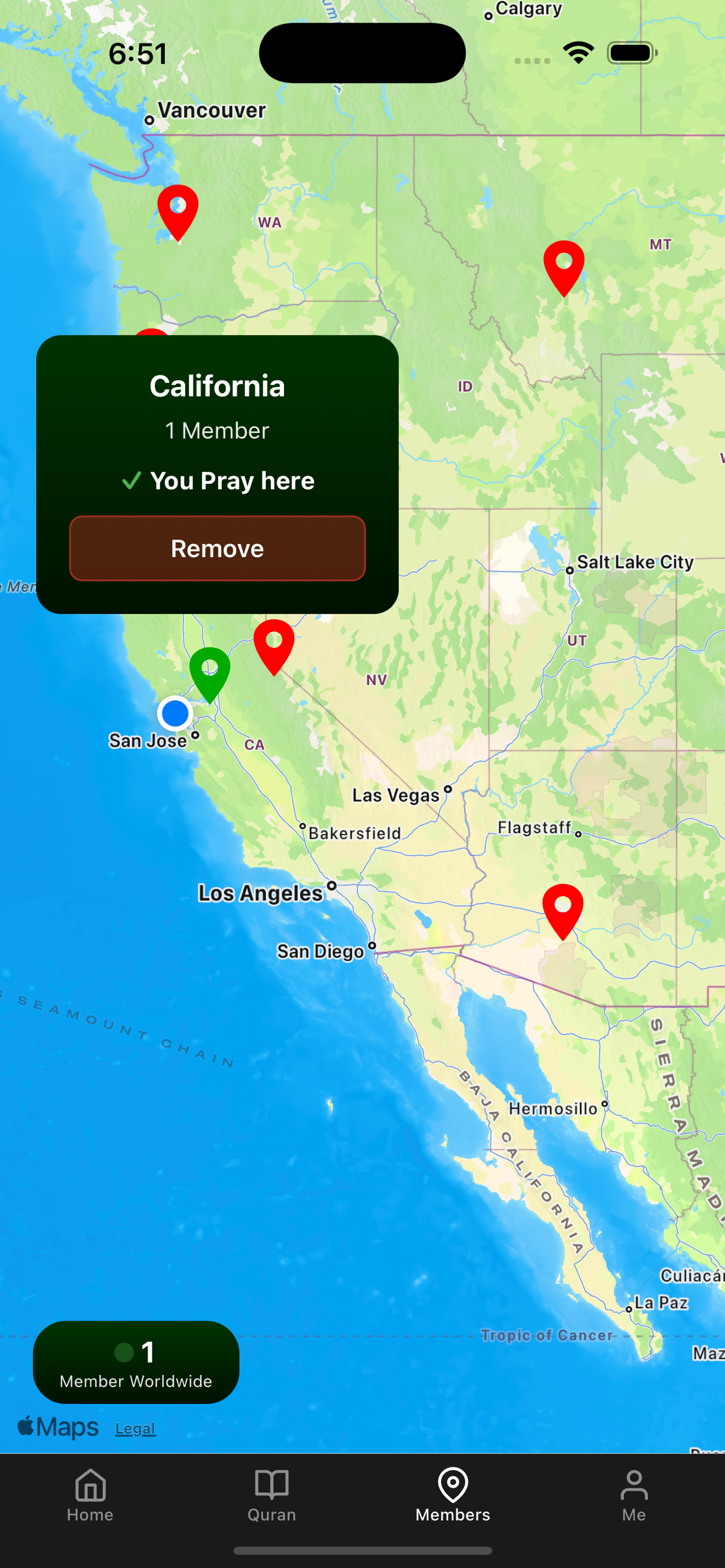 Allah Speak Map